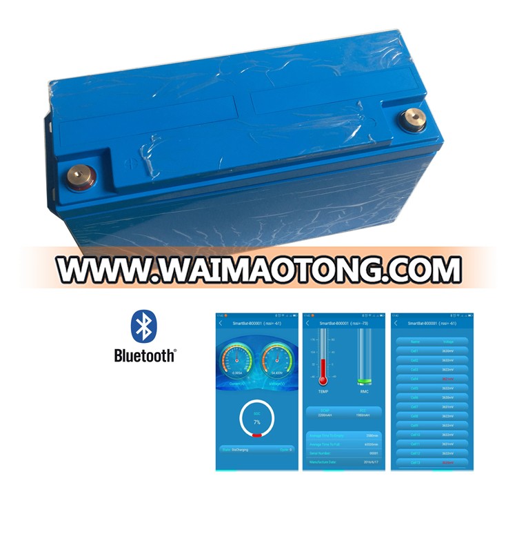 12V 150Ah Solar Energy Battery Electric Boat Battery And motor homes battery With Bluetooth APP