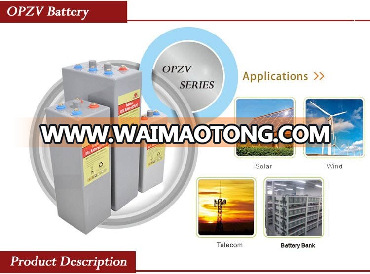 600ah 1000ah storage opzv gel battery 12v opzs battery 2v 3000ah