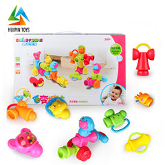 hot selling handbell multicolor toy baby rattle with low price 3101