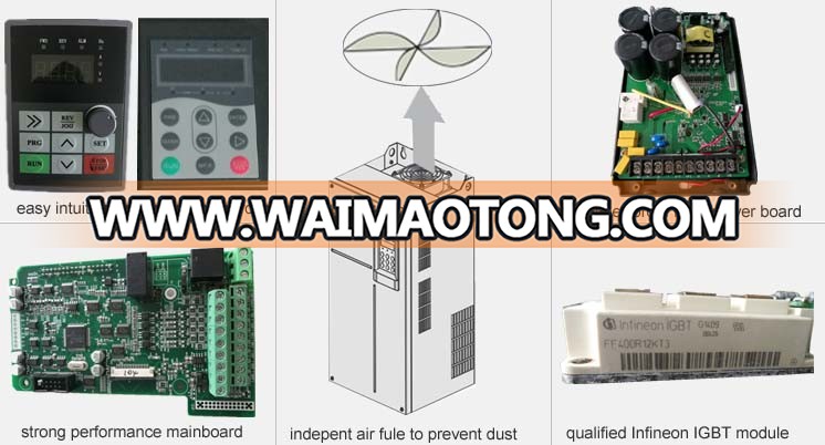 11kw 15hp 3phase 220v frequency converter 50hz 60hz to 400hz