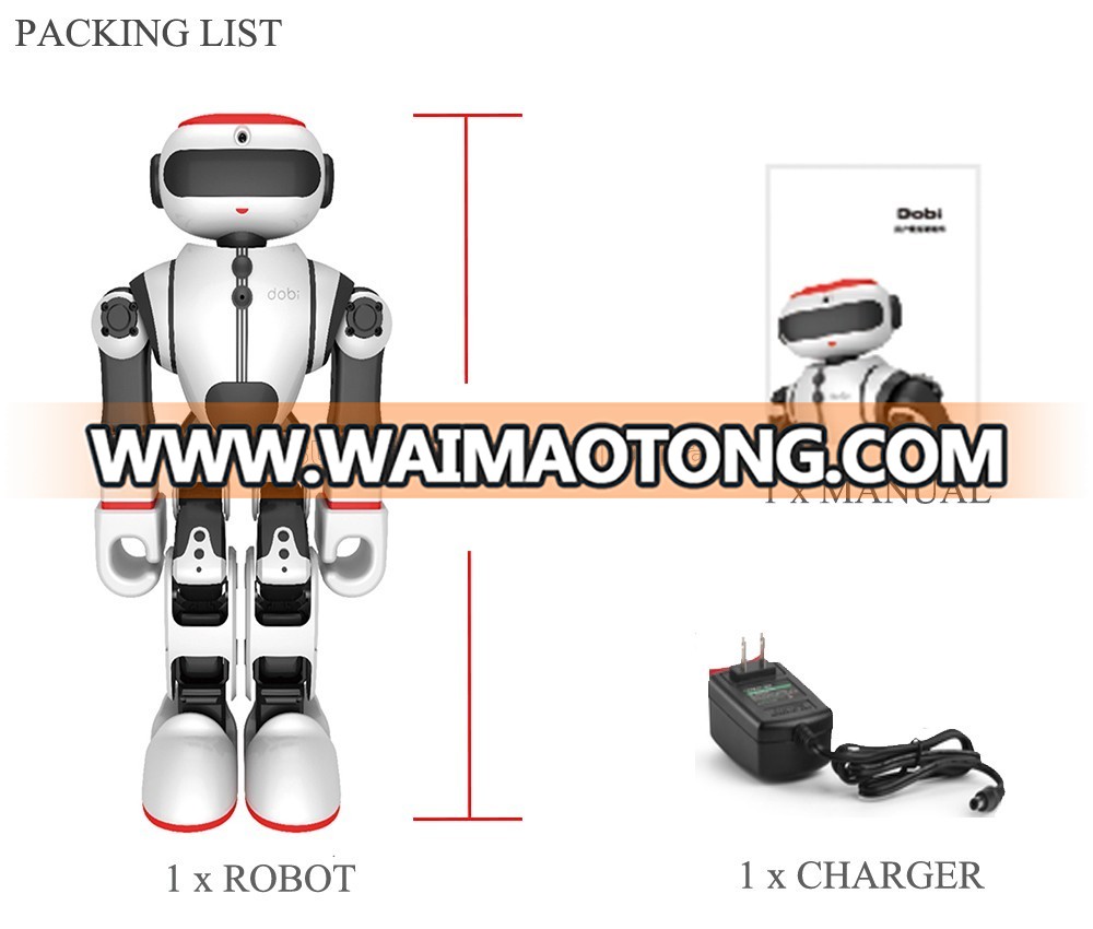 Presale 2017 WLtoys F8 Dobi Intelligent Humanoid Robot Voice Co<em></em>ntrol RC Robot with Dance/Paint/Yoga/Tell Stories RC Toy Model