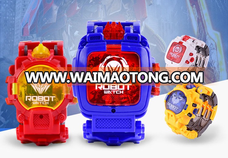 Kid toy deformer robot watch transform toys