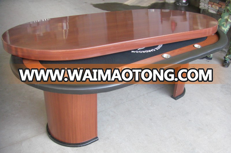 84 Inch Deluxe Poker Table with Wooden Cover