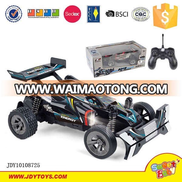 New 1:20 4CH rc car with 3D lights and voice charge and battery remote control toy for kids