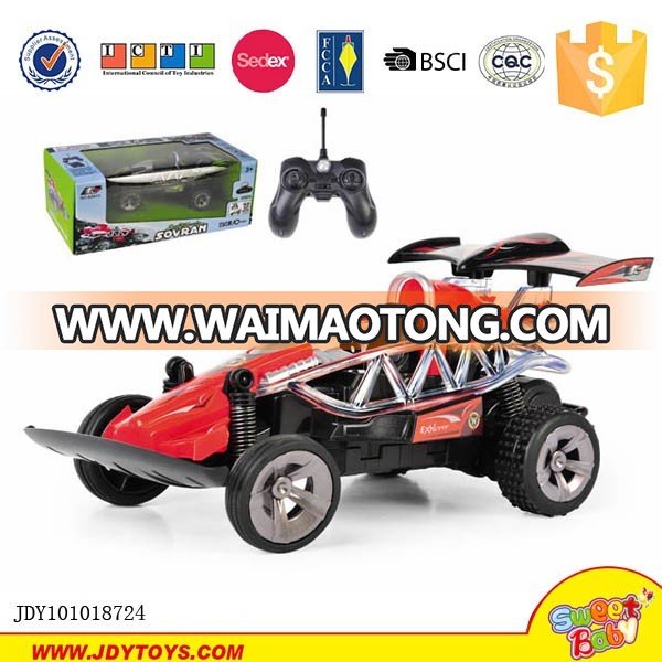 New 1:20 4CH rc car with 3D lights and voice charge and battery remote control toy for kids