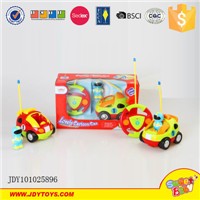 New 1:20 4CH rc car with 3D lights and voice charge and battery remote control toy for kids