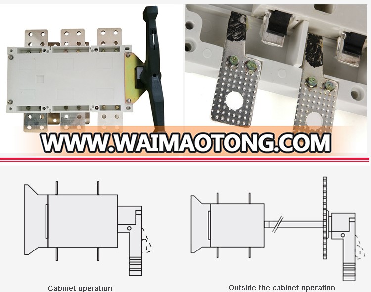 HGLZ change over switch 630a water proof