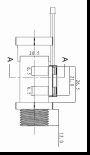 plastic material 1/2 bsp magnetic water flow switch