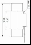 plastic material 1/2 bsp magnetic water flow switch