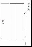 plastic material 1/2 bsp magnetic water flow switch