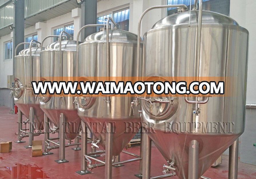 50l-6000l Jacketed Beer Fermentation Equipment Fermentation Tank