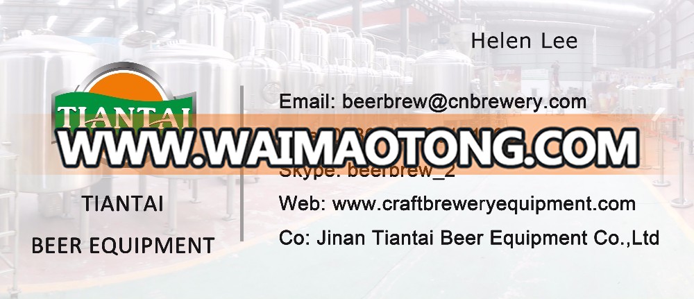 50l-6000l Jacketed Beer Fermentation Equipment Fermentation Tank