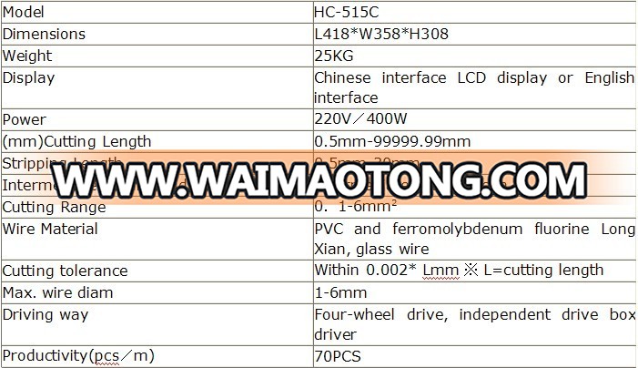 2013 Newstyle Automatic Wire Cutting Machine HC-515 series ,Maximum Diameter 9mm Of Cutting