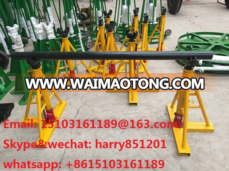 China cable drum stand 5T, CHINA CABLE Reel STAND, cable drum lifting jack