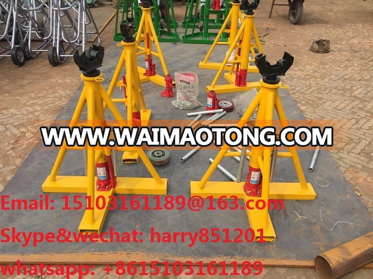 China cable drum stand 5T, CHINA CABLE Reel STAND, cable drum lifting jack