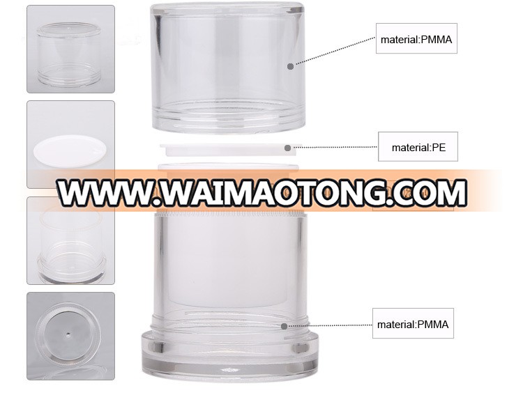 Round Cosmetic 30G 50G Cosmetic 30G Acrylic Jar