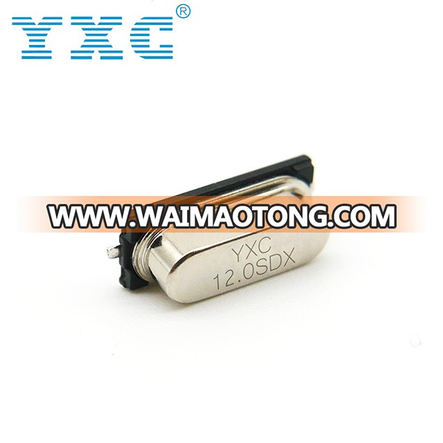 YXC 49SMD Crystal Oscillator 12.000mhz 20pf 20ppm