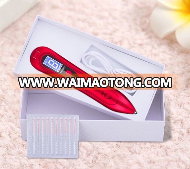 Mole Remover Machine, Portable Mole Removal Pen Skin Tag Remover, LCD Display Spot Eraser Pro with Newest 8 Gears Adjustable Pow