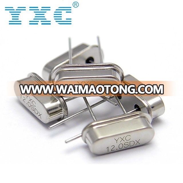 DIP Package 49S 12.000MHz 20pF 20ppm 12MHz Crystal Oscillator