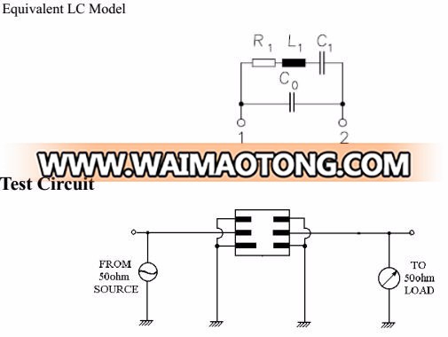 Hot Sales 3x3mm 433.92 MHz Saw Resonator