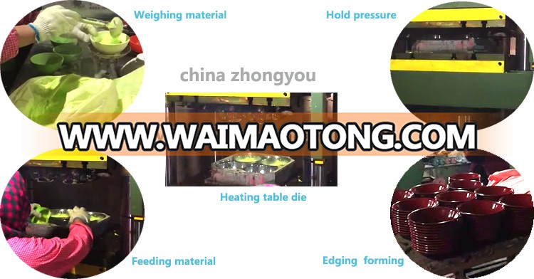 YQ32 200 tons hot forming melamine dinner set making machine