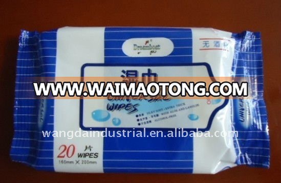 Wet Tissue Machine with semi auto (5-30 pcs per package)