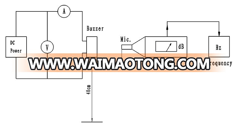 43mm 100db 24v 12v waterproof buzzer for lifts