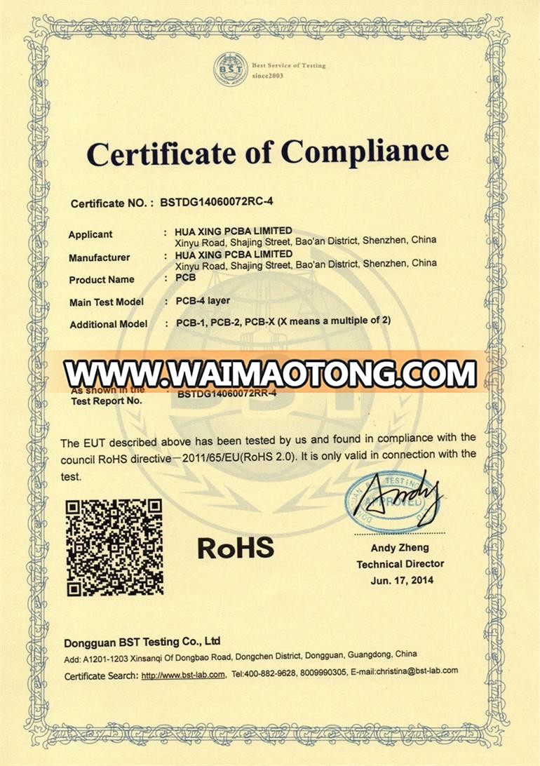 LED pcb Aluminium board board with CE RoHS certification