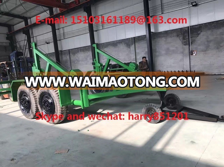 20T cable drum trailer CHINA/ YT-15T cable trailer factory