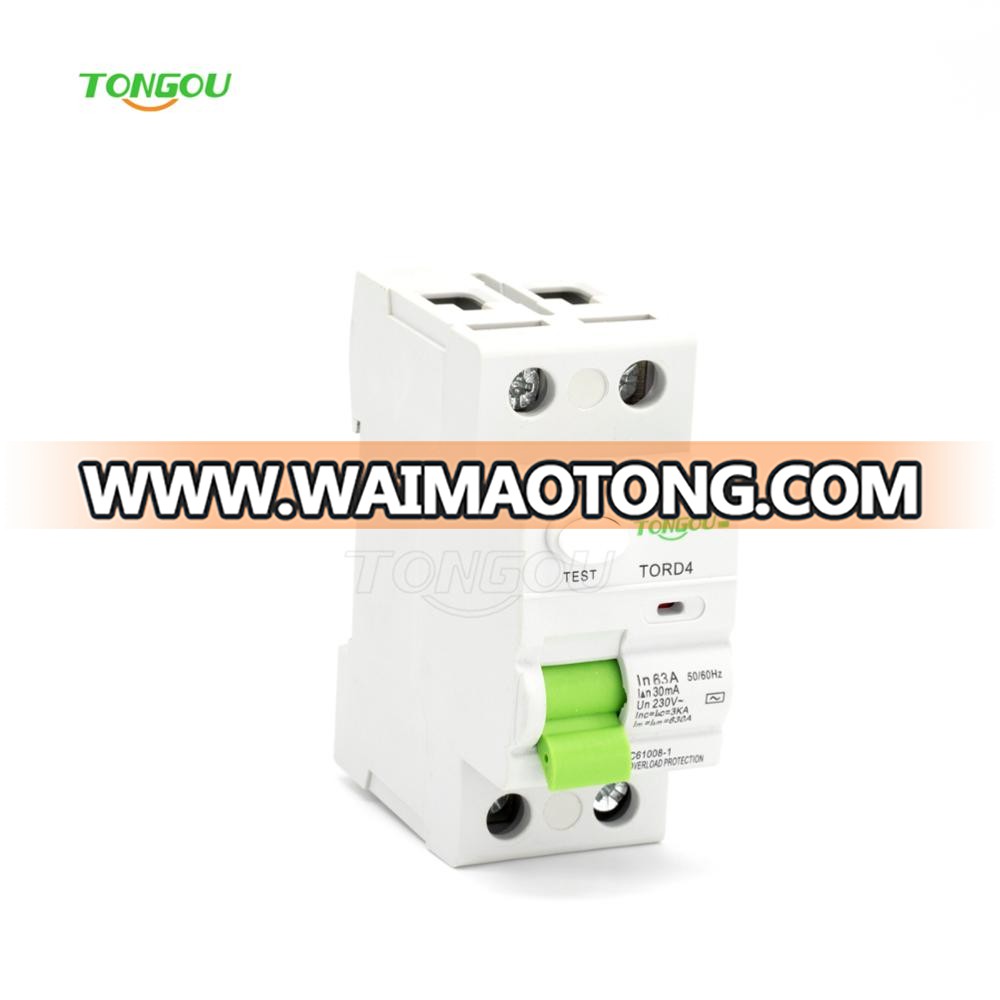 MCB DC 2P 63A 250V 500V 1000V Curve C Miniature Circuit Breaker dc breaker for solar panels PV system