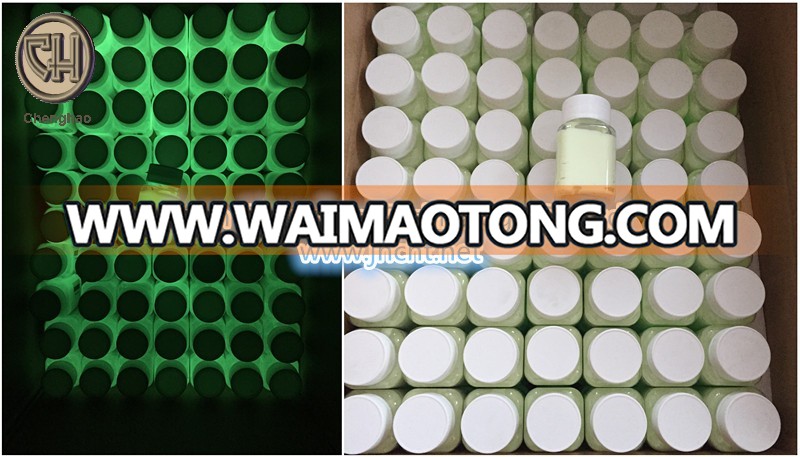 water based acrylic glow in the dark paint yellow-green luminous color