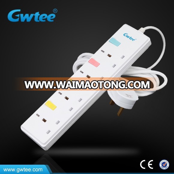 13A 4-Socket Surge Protector Extension socket With USB Charger, Extension Lead