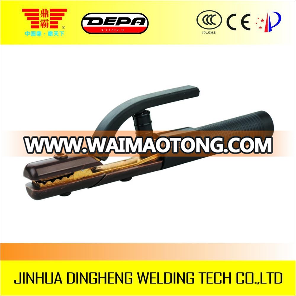 China welding soldering supplies new American type 500A all brass arc welding electrode holders