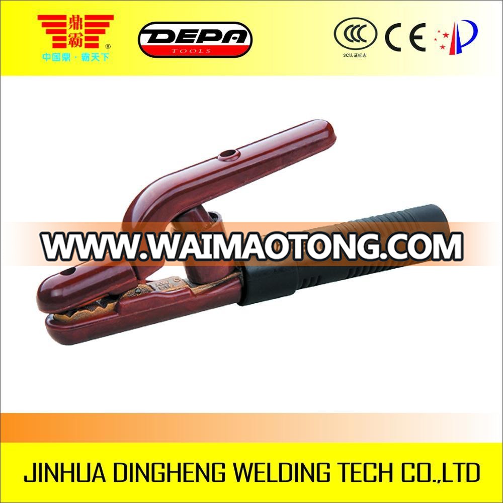 China welding soldering supplies new American type 500A all brass arc welding electrode holders