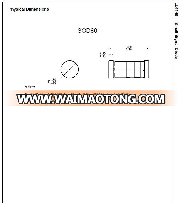 Hot-Senlling IC electron stock LL4148