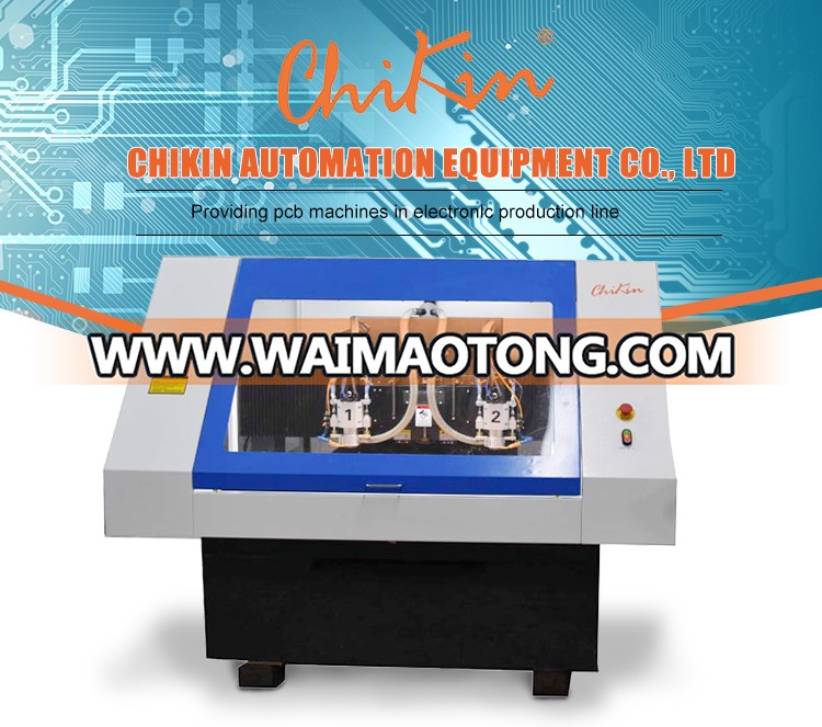 CNC co<em></em>ntrol automatic PCB circuit board making machine Price/ 2 axis CNC drilling and routing equipment manufacturers