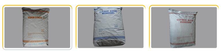 China manufacturer sodium citrate citric acid mo<em></em>nohydrate and anhydrous price