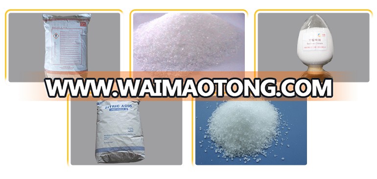 China manufacturer sodium citrate citric acid mo<em></em>nohydrate and anhydrous price