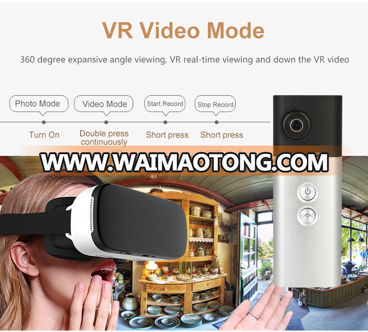 360VR camera dual lens camera panoramic action camera share video to facebook