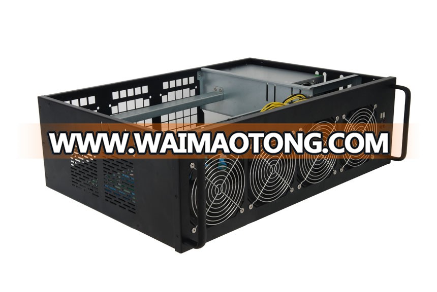 Crypto Coin Miner Open Air Mining f<em></em>rame Rig Case For 8 GPU 9 GPU ETH BTC Ethereum