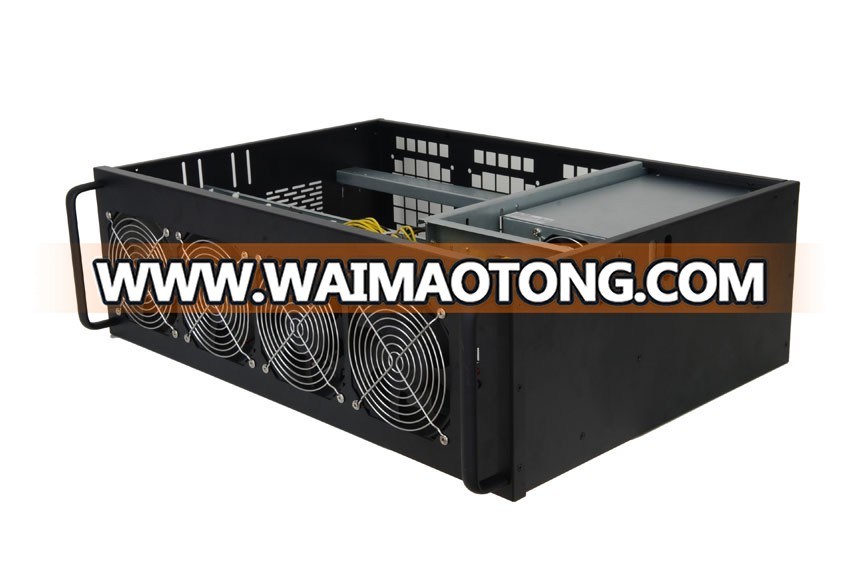 Crypto Coin Miner Open Air Mining f<em></em>rame Rig Case For 8 GPU 9 GPU ETH BTC Ethereum