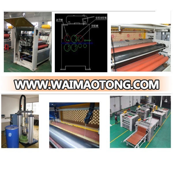 Mdf glue roller laminating machine/PVC film mdf lamination machine