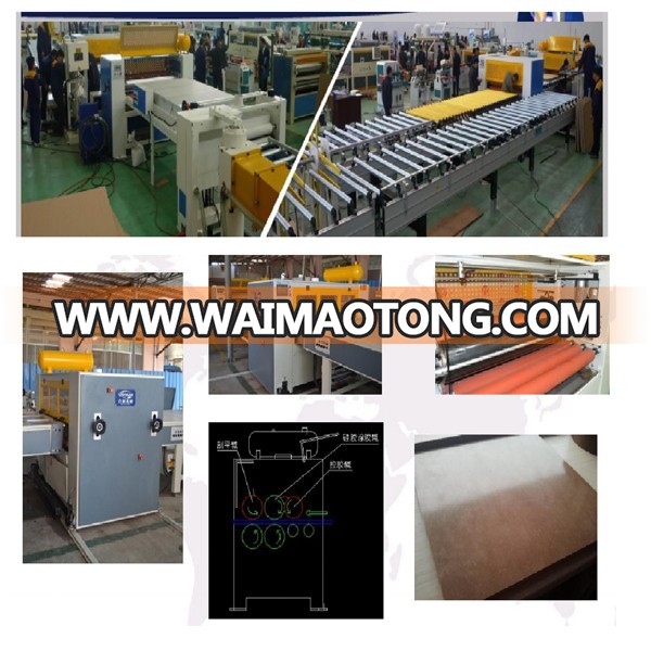 Mdf glue roller laminating machine/PVC film mdf lamination machine