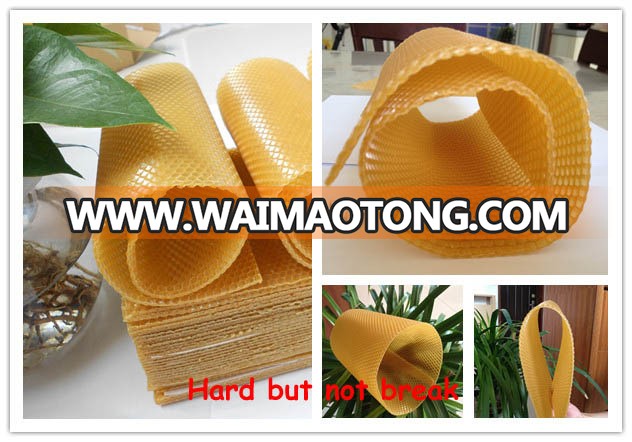 Organic honey comb wax foundation sheet