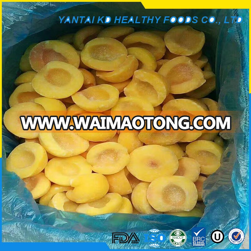 peeled iqf yellow peach