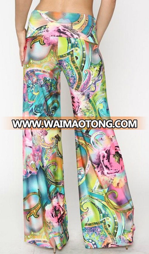 Floral Wide Leg Pants For Women.jpg