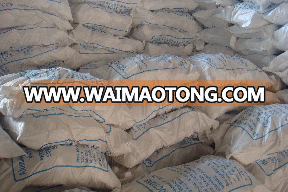 water treatment chemical aluminium sulphate