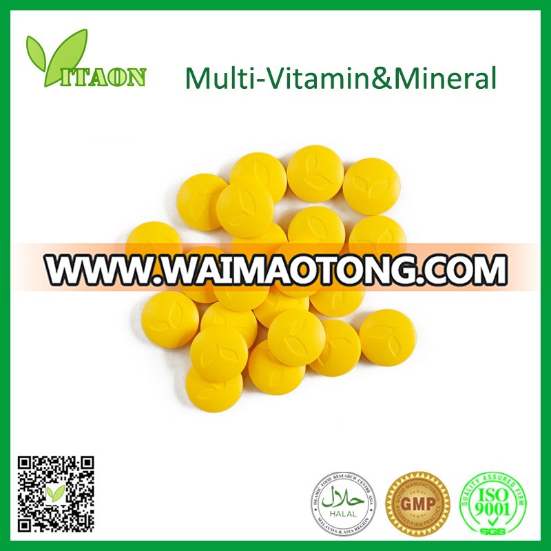 multi-viatmin and mineral tablet