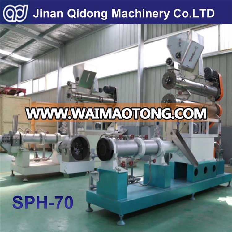 Jinan Qidong fish feed extruder, twin screw extruder, dog food machine, floating fish feed machine qidong421hotmail   (29)