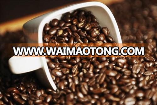 ginseng coffee  with raw coffee beans natural coffee